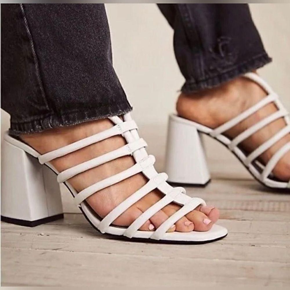 Free People Colette Cinched Heels Sandals/ size 36.5
